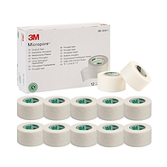 Cinta adhesiva x 12 rollos Micropore 1530/1 3M