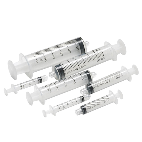 Jeringa descartable x 100 unidades Luer Lock BREMEN