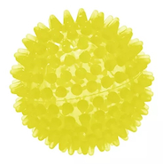 Pelota rehabilitacion con pinches 8 cm (Amarilla)  CAREQUIP