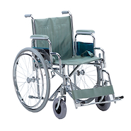 Silla de ruedas neumatica A102/46 cm CAREQUIP