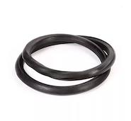 Goma maciza negra para ruedas de 60cm.  CAREQUIP