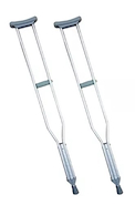 Muleta de aluminio, regulable, extra pediátrica, largo: 70-8  CAREQUIP