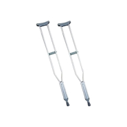 Muleta de aluminio, regulable, grande, largo: 134-154cm (paq  CAREQUIP