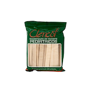 Bajalengua descartable de madera x 100 unidades Pediatrico CLERICOT