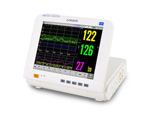 Monitor fetal c/transductor gemelar C21 COMEN
