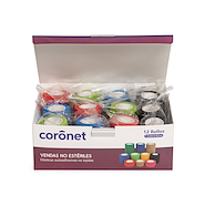 Venda adherente tipo Coban x 12 unidades 5,0 cm x 4,5 mts CORONET