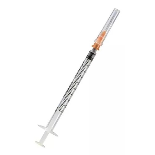 Jeringa 1 ml c/aguja x 100 unidades Insulina CORONET