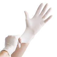 Guante de latex x 10 unidades  CORONET