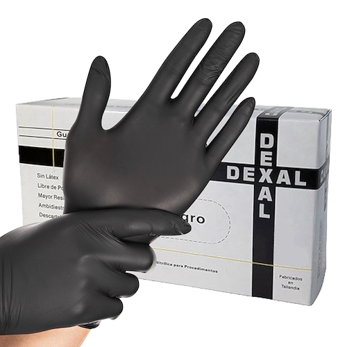 Guante de nitrilo x 100 unidades  DEXAL