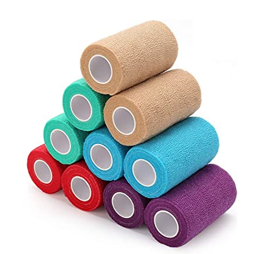 Venda adherente tipo Coban x 12 unidades 7,5 cm x 4,5 mts EUROMIX