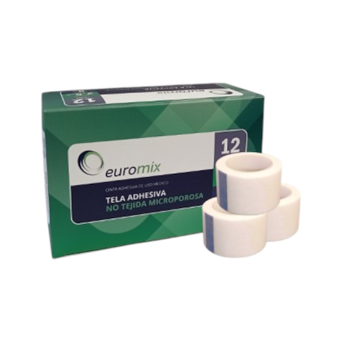 Cinta adhesiva hipoa x 12 rolllos Micropore EUROMIX