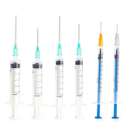 Jeringa 1 ml c/aguja x 100 unidades Tuberculina EUROMIX