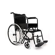 Silla de ruedas con pedanas y apoyabrazos fijos FS875/41 cm (100 kg) EUROMIX