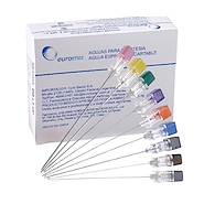 Aguja espinal x 10 unidades Punta quincke EUROMIX-MCM
