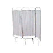 Biombo de tres hojas universal Caño de acero esmaltado a fuego FIORINO