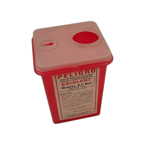 Descartador de agujas/punzantes de plastico de 2 litros. FIORINO