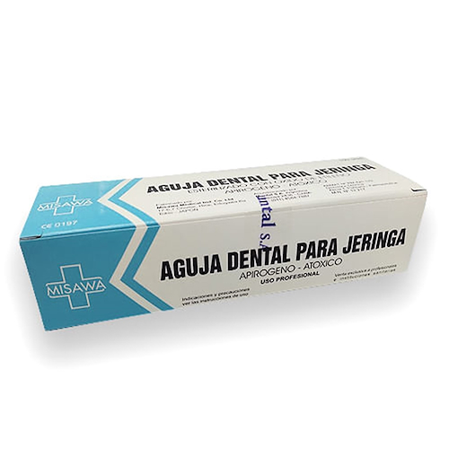 Aguja descartable x 100 unidades Dental MISAWA