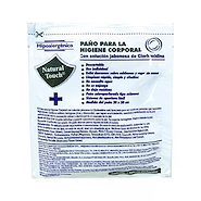 Paño de higiene corporal c/Clorhexidina NATURAL TOUCH