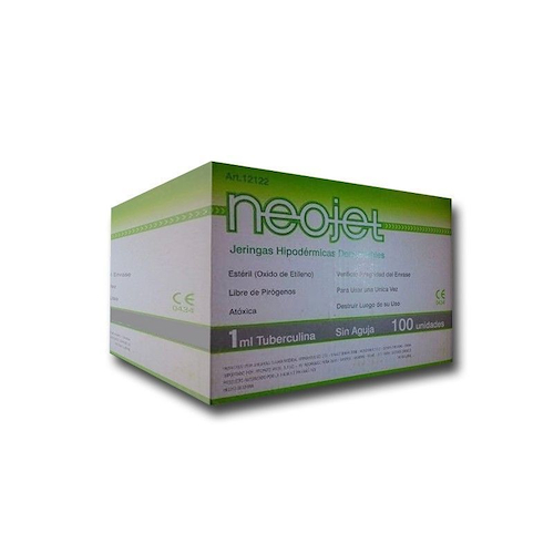 Jeringa descartable x 100 unidades Tuberculina NEOJET