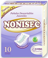 Pañal x 10 unidades Juvenil NONISEC