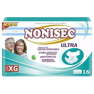 Pañal anatomico x 16 unidades Adulto NONISEC