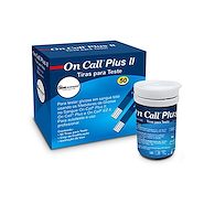 Tiras reactivas para glucometro x 150 unidades (3 cajas)  ON CALL PLUS