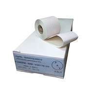 Papel Termosensible ECG Sanborn Visette VisoCardine x 10 u. 45 mm x 30 mts PAV