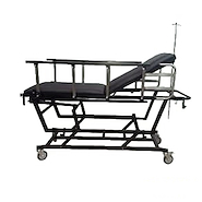 Camilla transporte reg altura c/barandas Apta Shock Room PIERO