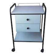 Carro curaciones 50 x 50 x 75h cm 2 planos + 2 cajones PIERO