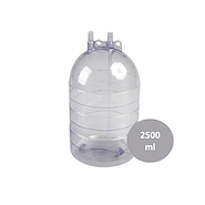 Campana bitubulada drenaje toraxico 2500 ml inyect  PLASTIMED