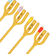 Sondas foley de latex x 10 unidades 3 vias RIBBEL
