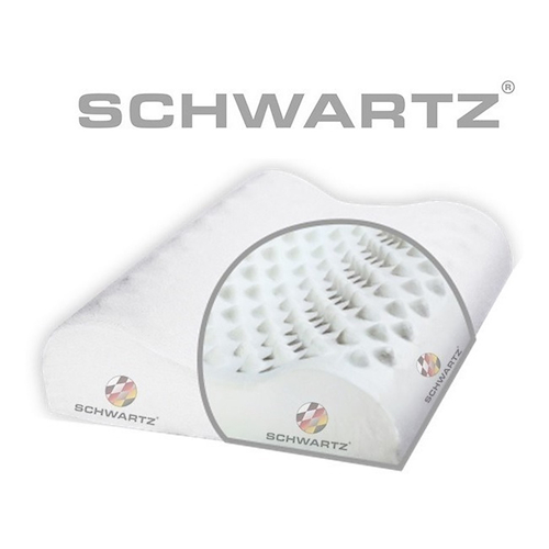 Almohada viscoelastica cervical con picos ventilada tela Jackard SCHWARTZ