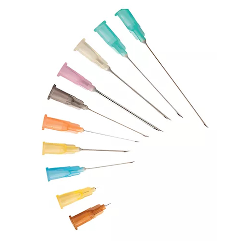 Aguja descartable x 100 unidades  SENSIMEDICAL