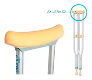 Axilera de poliuretano amarilla para muleta  SILFAB
