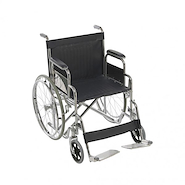 Silla de ruedas reforzada S3011A/50 cm (120 kg) SILFAB