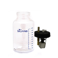 Frasco de vidrio + tapa 1 lts para aspirador  SILFAB