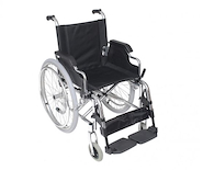Silla de ruedas aluminio (ruedas traseras inflables) S3007/46 cm (100 kg) SILFAB