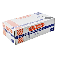 Guante de nitrilo x 100 unidades  SUPLIMED