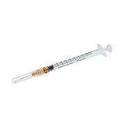 Jeringa 1 ml c/aguja x 100 unidades Tuberculina TERUMO