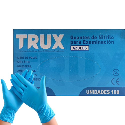 Guante de nitrilo x 100 unidades S/polvo TRUX