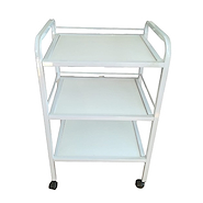 Mesa auxiliar rodante de 48 x 40 x 85 cm 3 planos VRH