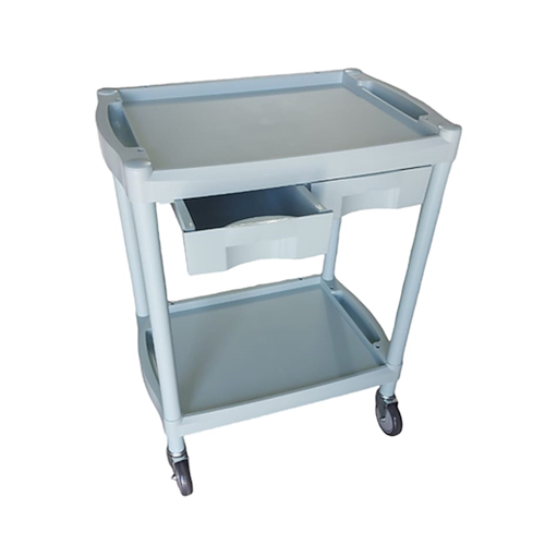 Carro ABS c/ruedas de 10 cm 65,5x45,5x82 cm 2 planos + 2 cajones VRH