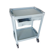 Carro ABS c/ruedas de 10 cm 65,5x45,5x82 cm 2 planos + 2 cajones VRH