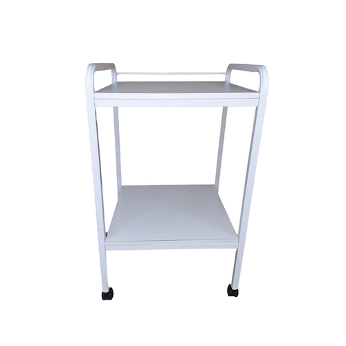 Mesa auxiliar rodante de 48 x 40 x 85 cm 2 planos VRH
