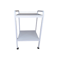 Mesa auxiliar rodante de 48 x 40 x 85 cm 2 planos VRH