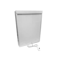 Negatoscopio metalico 39 x 50 x 6 cm Simple (2 tubos LED) VRH