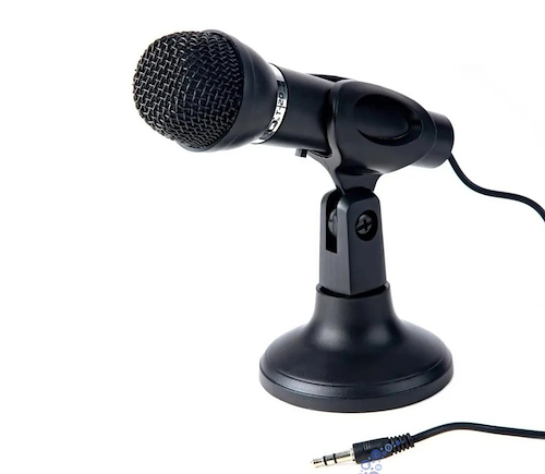 BLACK MICROFONO C/ BASE