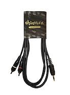SHIMURA CABLES AUC2006-3 3 MTS 3.5MM PLUG ST - 2 RCA MACHO