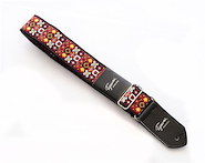 TIJUANA JAC B-01/ Cinta jacquard cuadrados rojo y negro