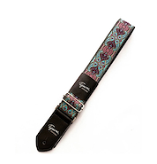 TIJUANA JAC D-02/ Cinta jacquard hindú negro y rosa